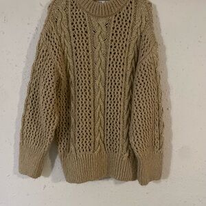 Zara Beige  Knit Sweater